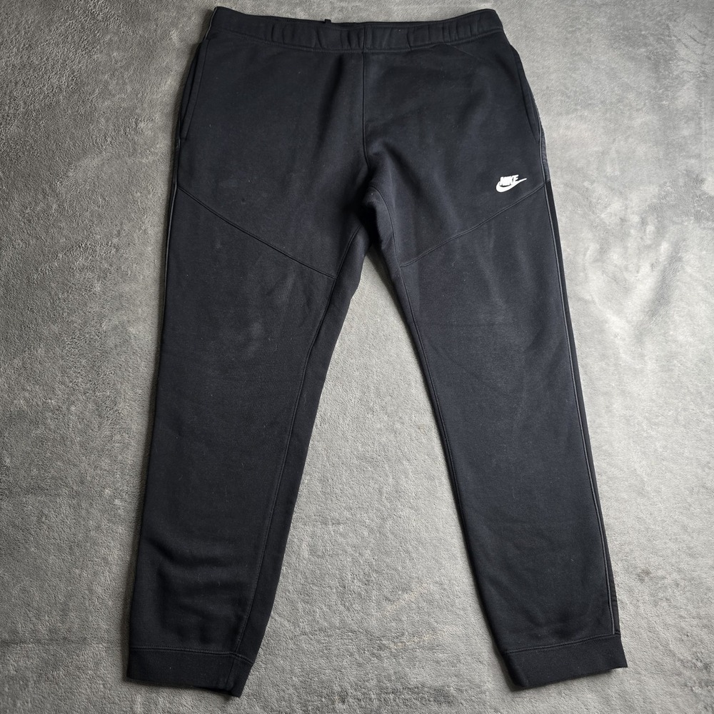 Nike Pants Mens XL 29" Inseam Black Sportswear Fleece Sweatpants Joggers CT9758
